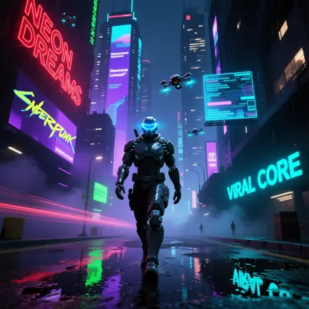 Cyber Warriors 2077 oyun ekran görüntüsü - fütüristik aksiyon RPG