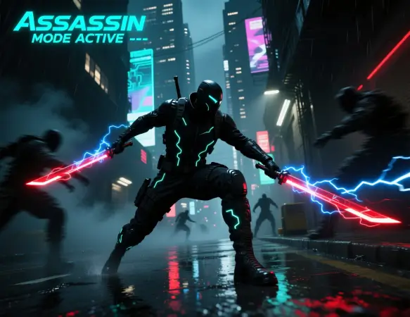 Shadow Strike: Reborn aksiyon oyunu - taktiksel dövüş sahnesi