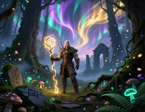 Legends of Mystara RPG oyunu - fantastik açık dünya manzarası